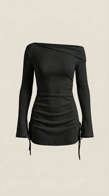 Elle | Vestido Mini Acampanado Sin Mangas