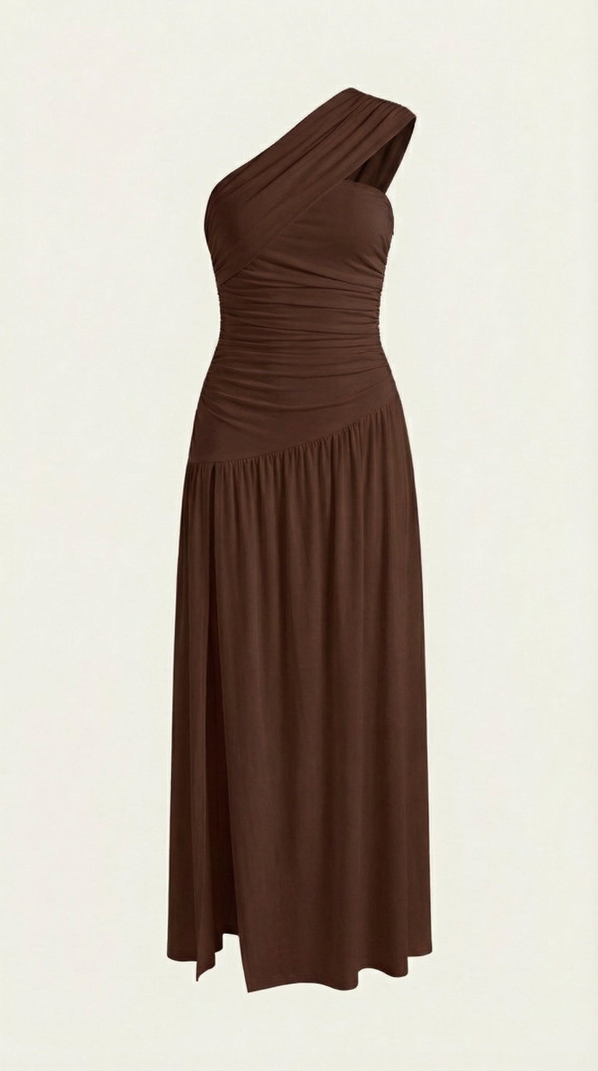 Enid | Vestido Maxi Asimétrico de Un Hombro