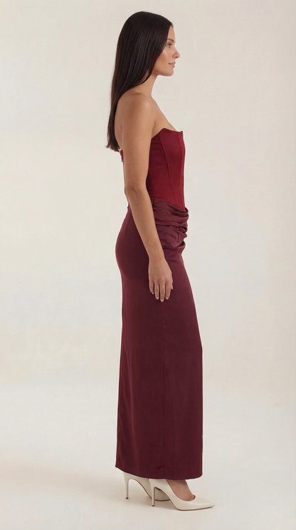 Fiorella | Vestido Largo con Corsé