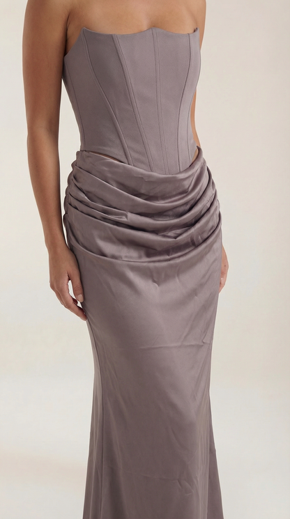 Fiorella | Vestido Largo con Corsé