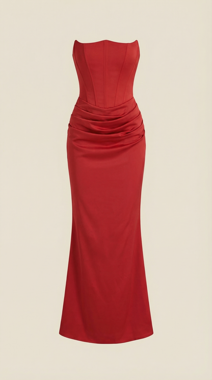 Fiorella | Vestido Largo con Corsé
