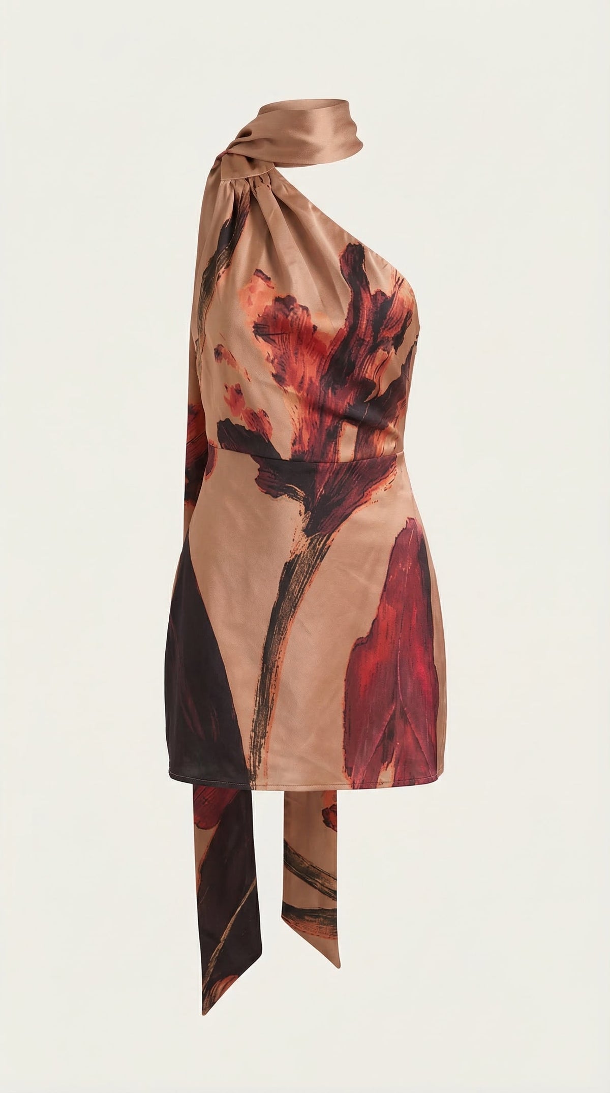 Hattie | Vestido Mini de Un Solo Hombro