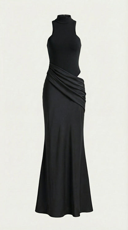 Hester | Vestido Maxi de Cuello Alto