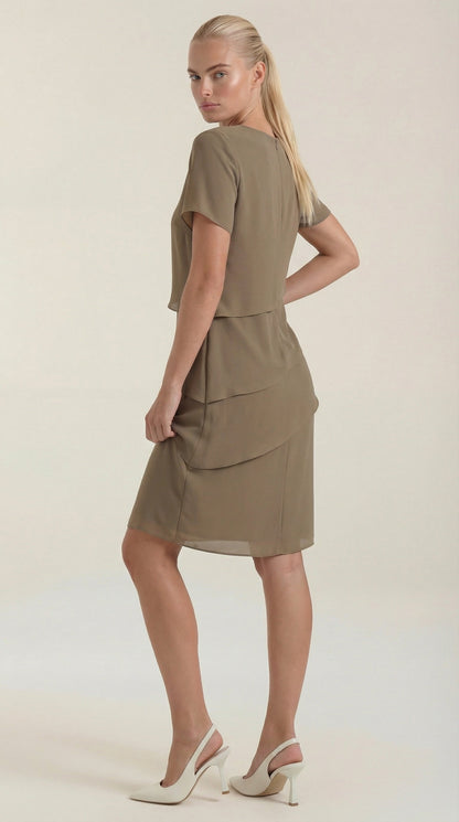Meghan | Vestido Corto con Volantes