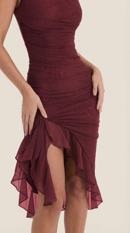 Ramona | Vestido Midi con Volantes