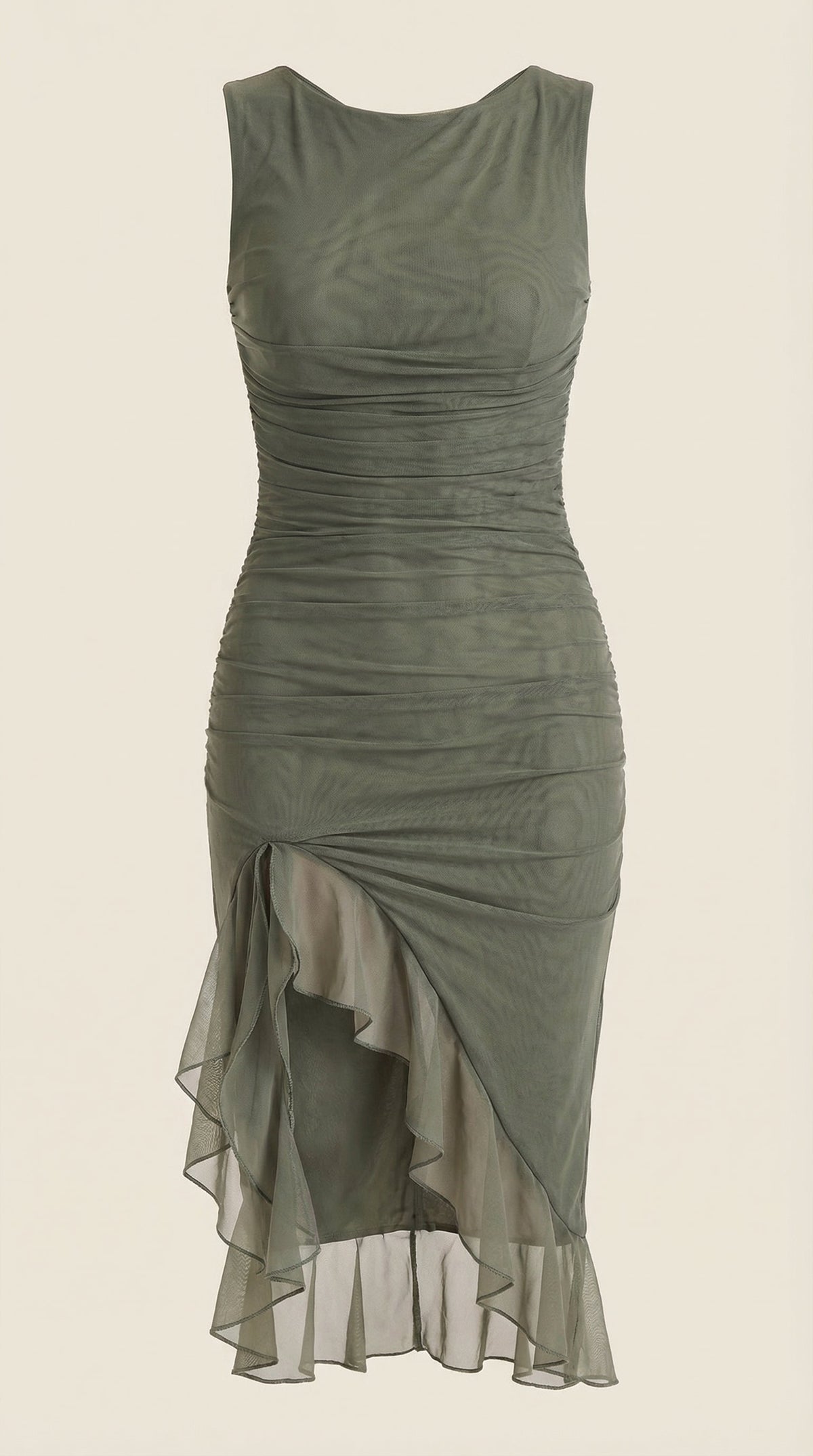 Ramona | Vestido Midi con Volantes