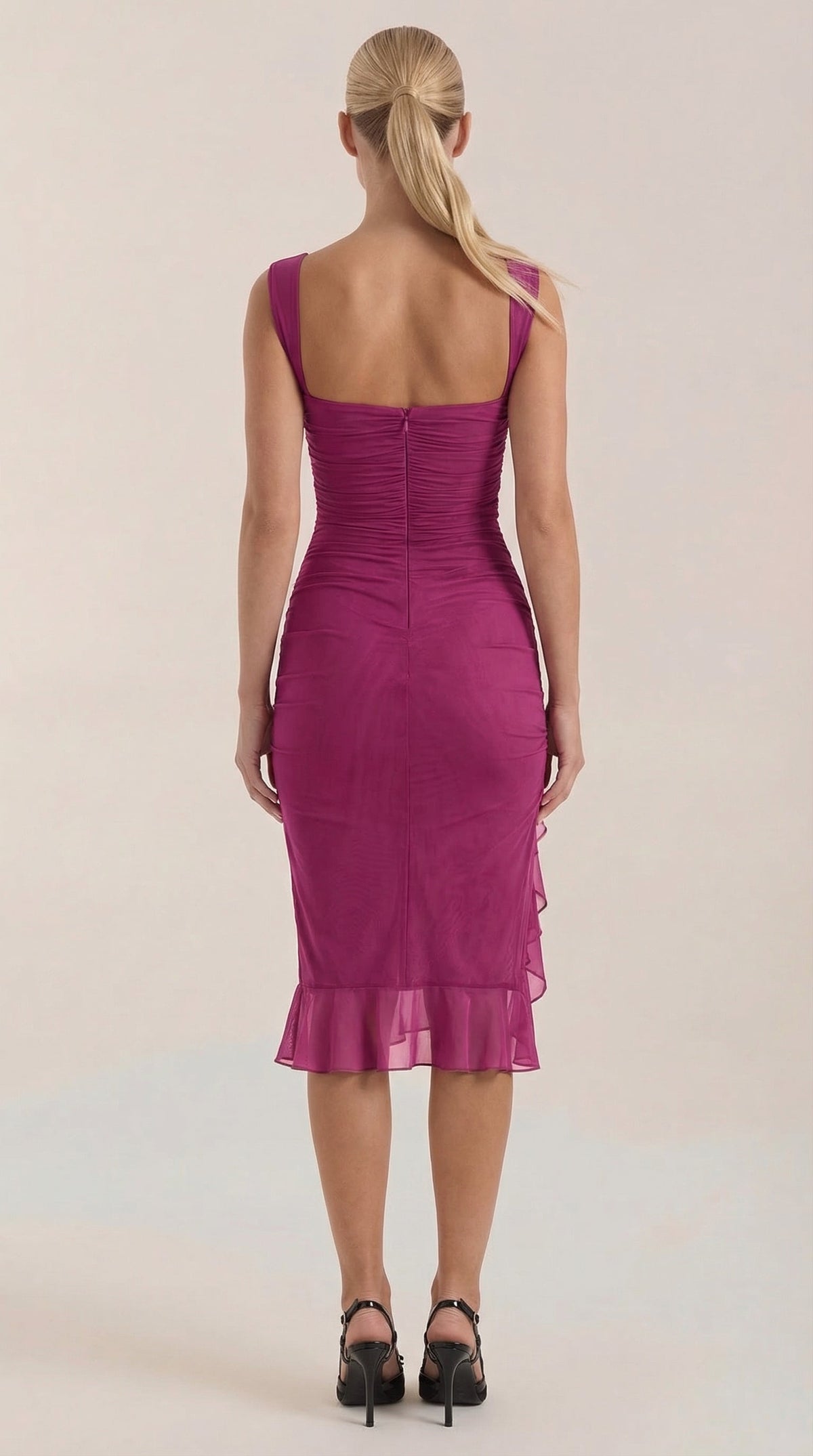 Ramona | Vestido Midi con Volantes