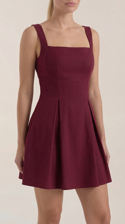 Rosanna | Vestido Corto Plisado