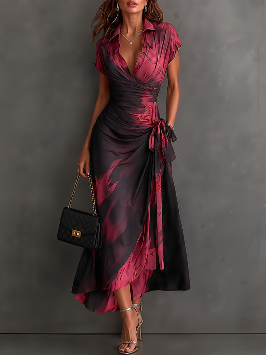 Ainara | Vestido con Lazo - Negro